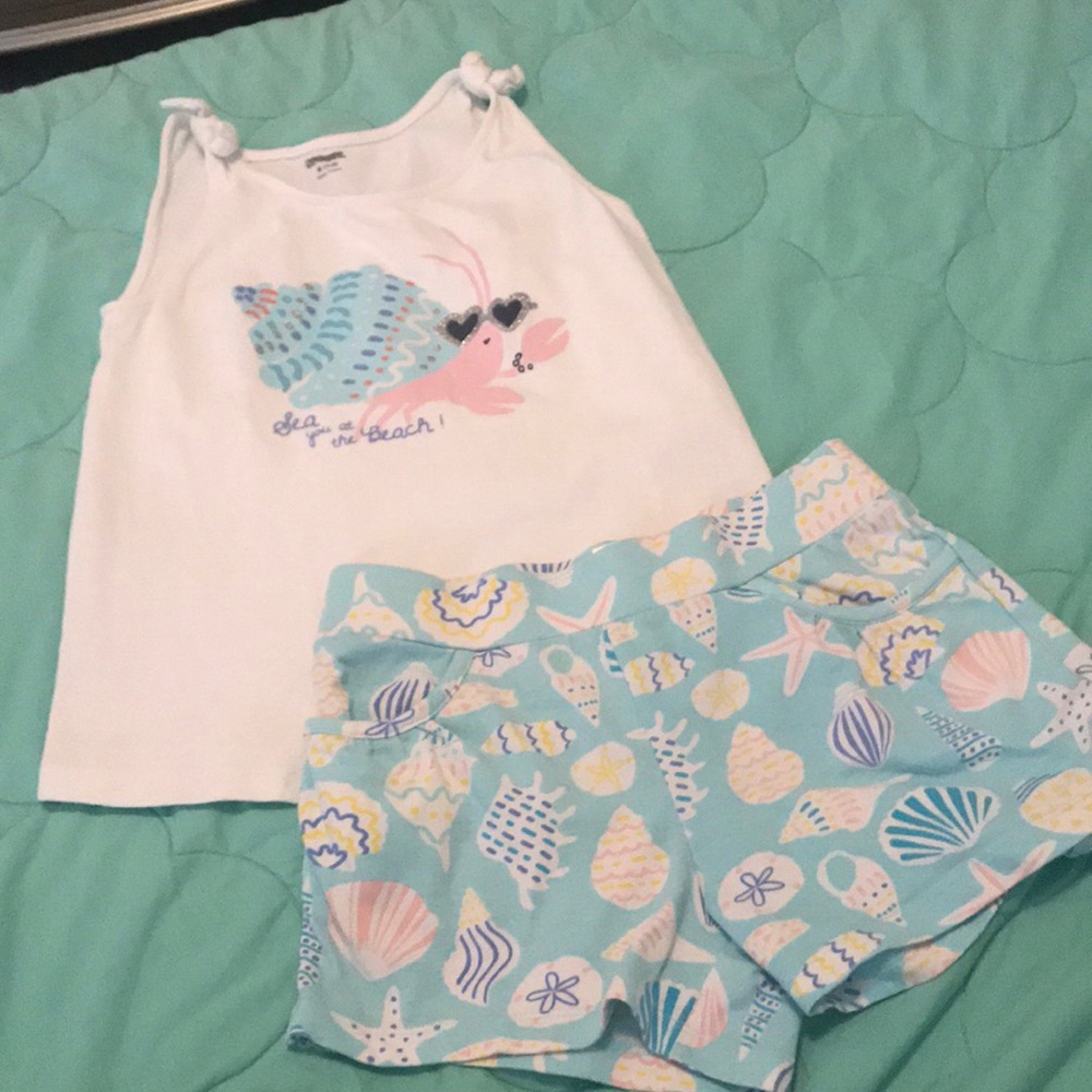 Girls Gymboree Outfit Size Medium (7/8)